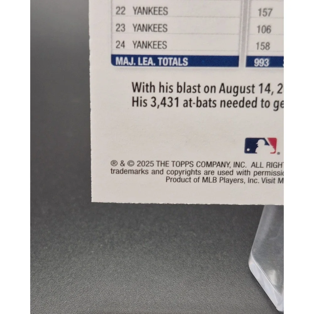 2025 Topps‎ Holiday - Aaron Judge #H161 Holiday Silver Glitter